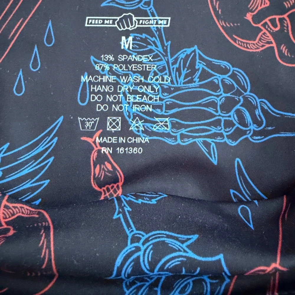 Feed Me Fight Me FMFM Full Length Leggings - Picture 4 of 5